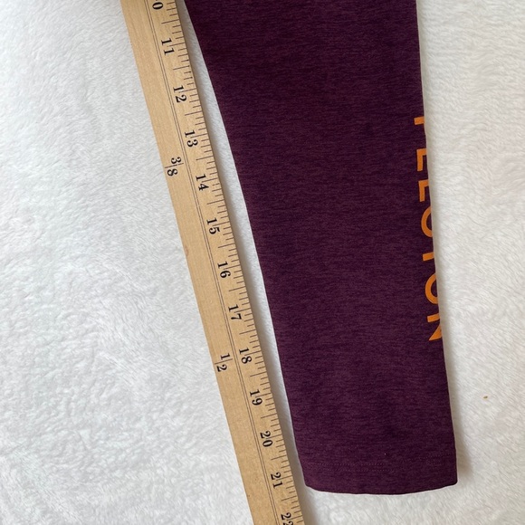 Peloton x Beyond Yoga Maroon Caught in the Midi Spacedye Legging Sz S Cycling - Picture 9 of 10